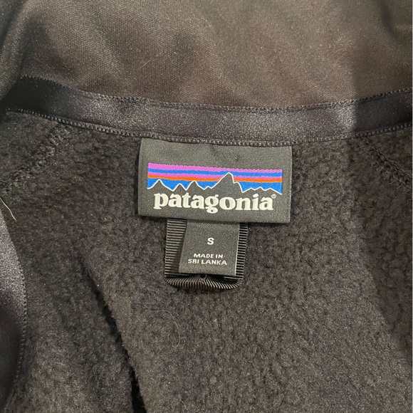 NWOT Patagonia Women's Better Sweater® Quarter-Zip Fleece Top Black size Small - Picture 16 of 16